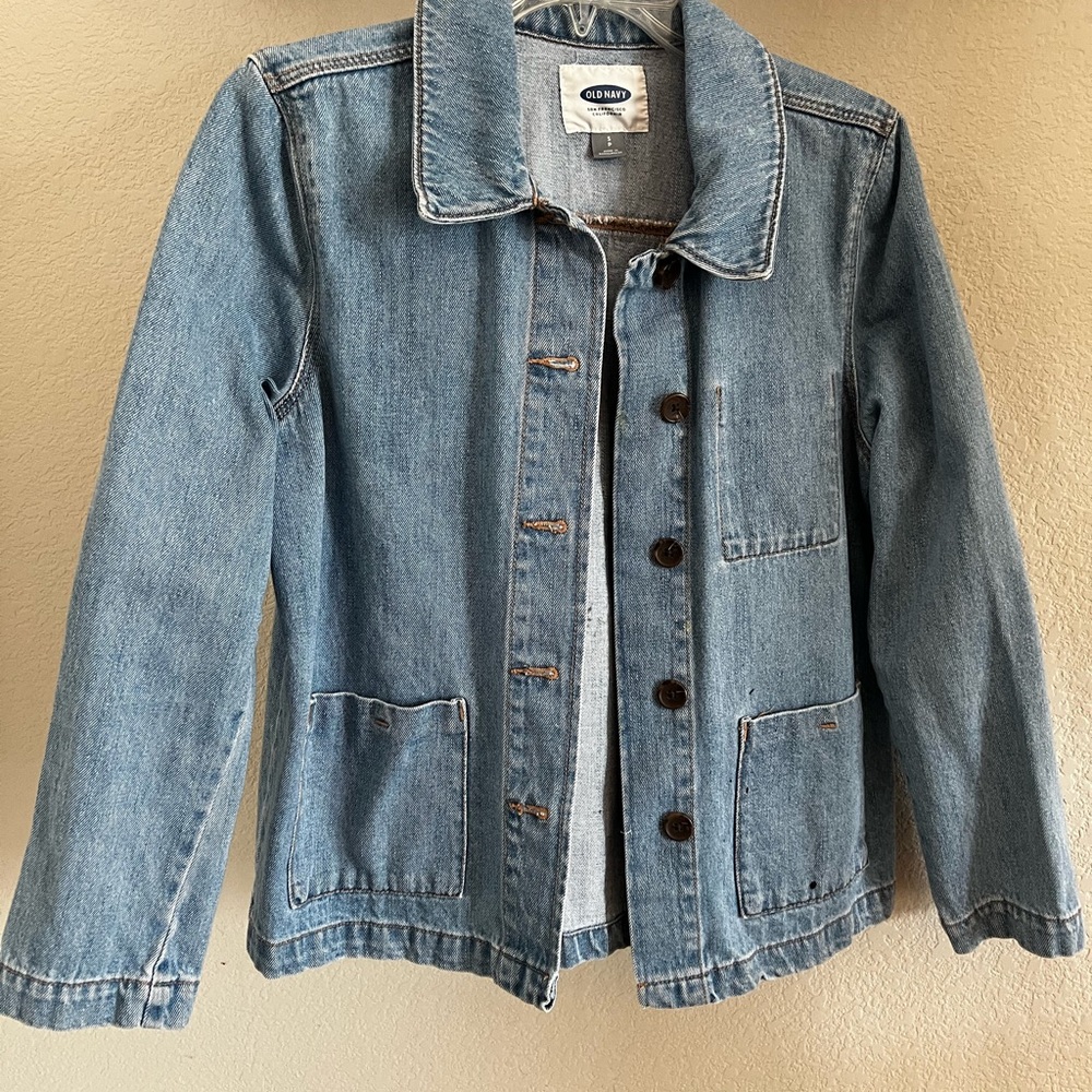 GAP Blue Jean Jacket Classic Trucker Style